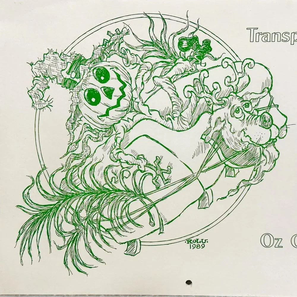 International Oz Club 1990 Calendar w/Artwork - Rare Find
